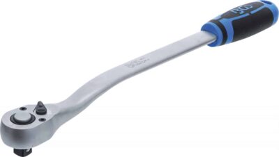 Clicket reversibil cu maner ergonomic extra lung, actionare 1/2"(12.5mm), lungime 380mm, BGS 324
