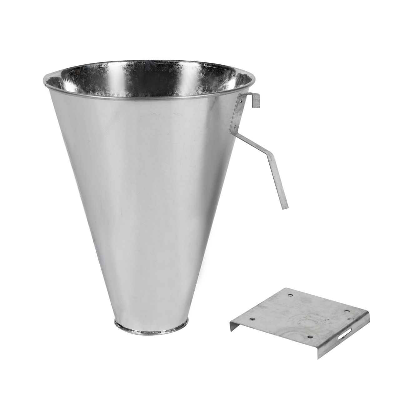 Con pentru sacrificare pasari 28×23.5x8cm zincat – In lucru Con pentru sacrificare pasari 28x23.5x8cm zincat - In lucru