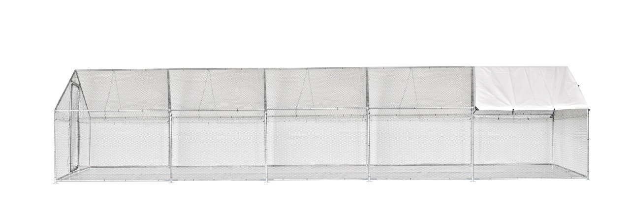 Cotet (tarc) pasari, 3x10x2m, Micul Fermier – In lucru Cotet (tarc) pasari, 3x10x2m, Micul Fermier - In lucru