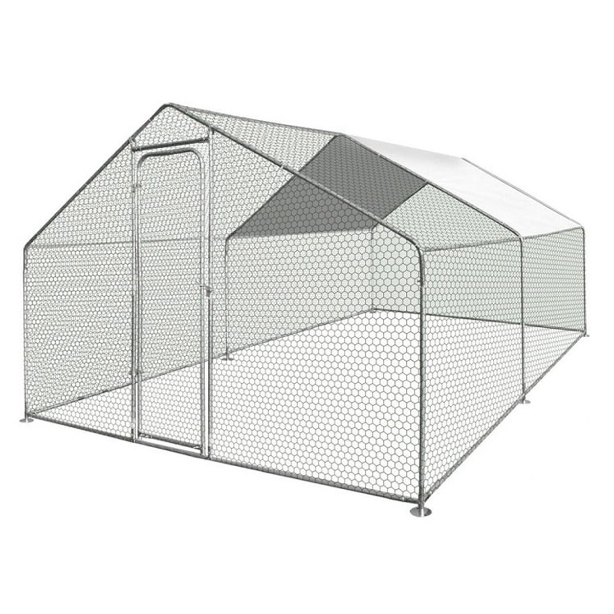 Cotet (tarc) pasari 3x4x1.95m otel galvanizat – In lucru Cotet (tarc) pasari 3x4x1.95m otel galvanizat - In lucru