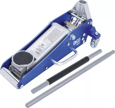 Cric crocodil cu sarcina max.1.5 tone, constructie Aluminiu-Otel, cursa dubla la ridicare, greutate 15.5Kg, BGS 2897