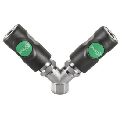 Cupla rapida dubla pentru aer comprimat 1/2″ Prevo S1 Prevost