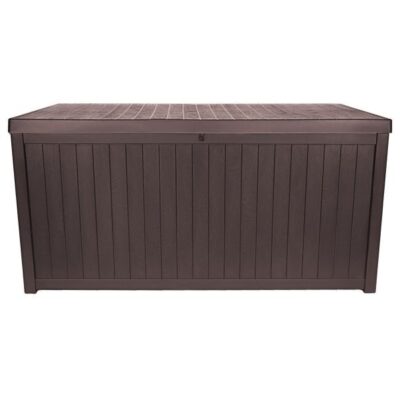 Cutie de depozitare TOUGH MASTER TM-SBW43H, 430L, stil lemn, culoare cafea, cu balamale