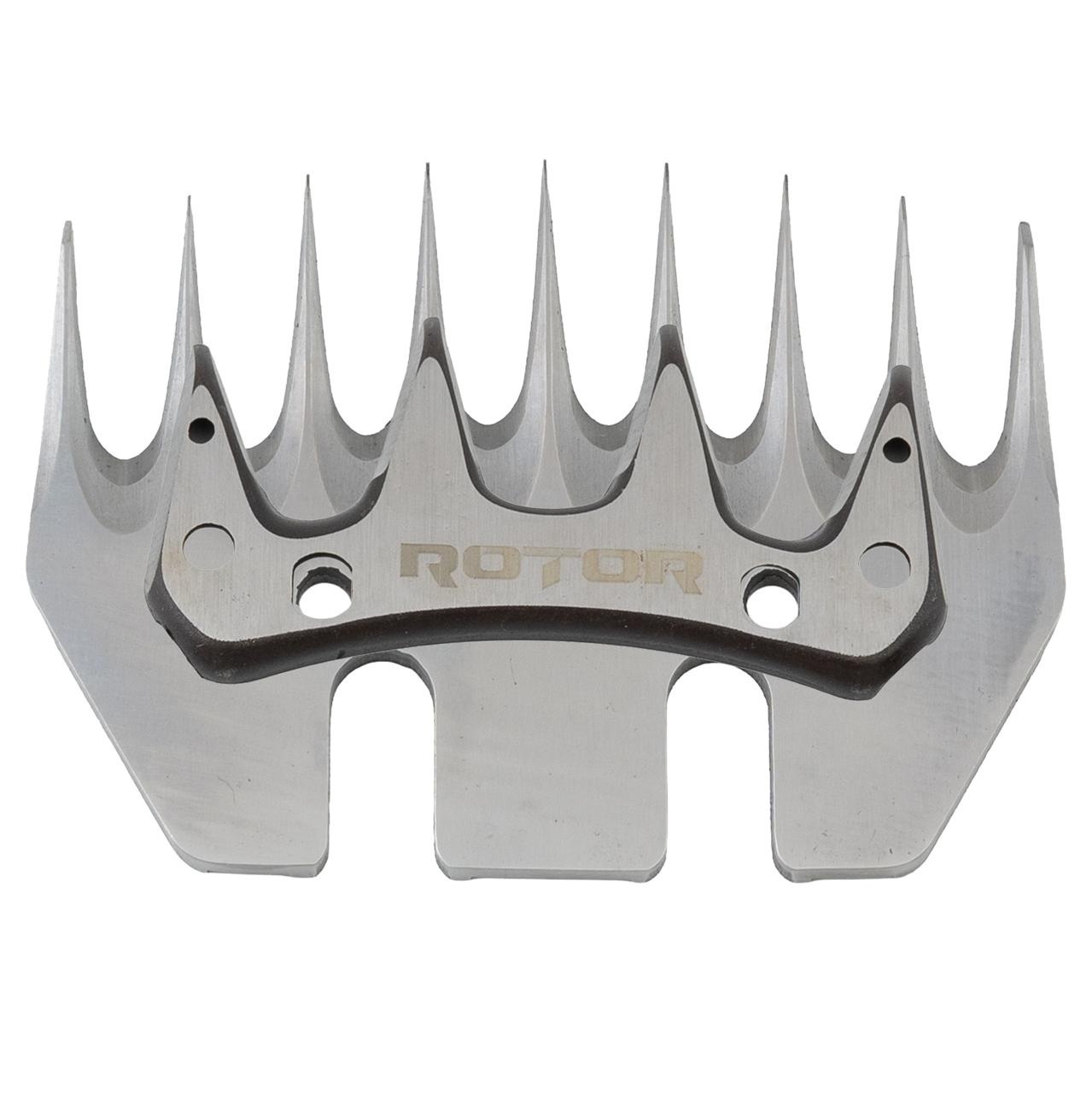 Cuțit pentru mașină de tuns oi ROTOR RC009, Număr dinți 9 – In lucru Cuțit pentru mașină de tuns oi ROTOR RC009, Număr dinți 9 - In lucru