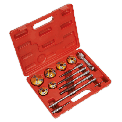 Cutit pentru scaunele supapelor, 14 piese, Sealey