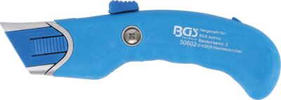 Cutter retractabil cu protectie lama, BGS 50602