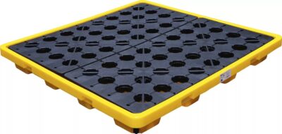 Cuva colectare ulei, cu grila, pentru butoaie 2 x 400l, BGS 70050