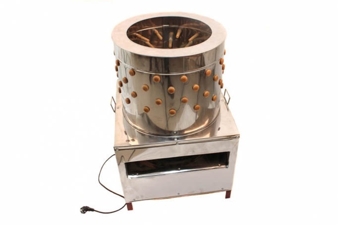 Deplumator pasari WQ-60 – In lucru Deplumator pasari WQ-60 - In lucru