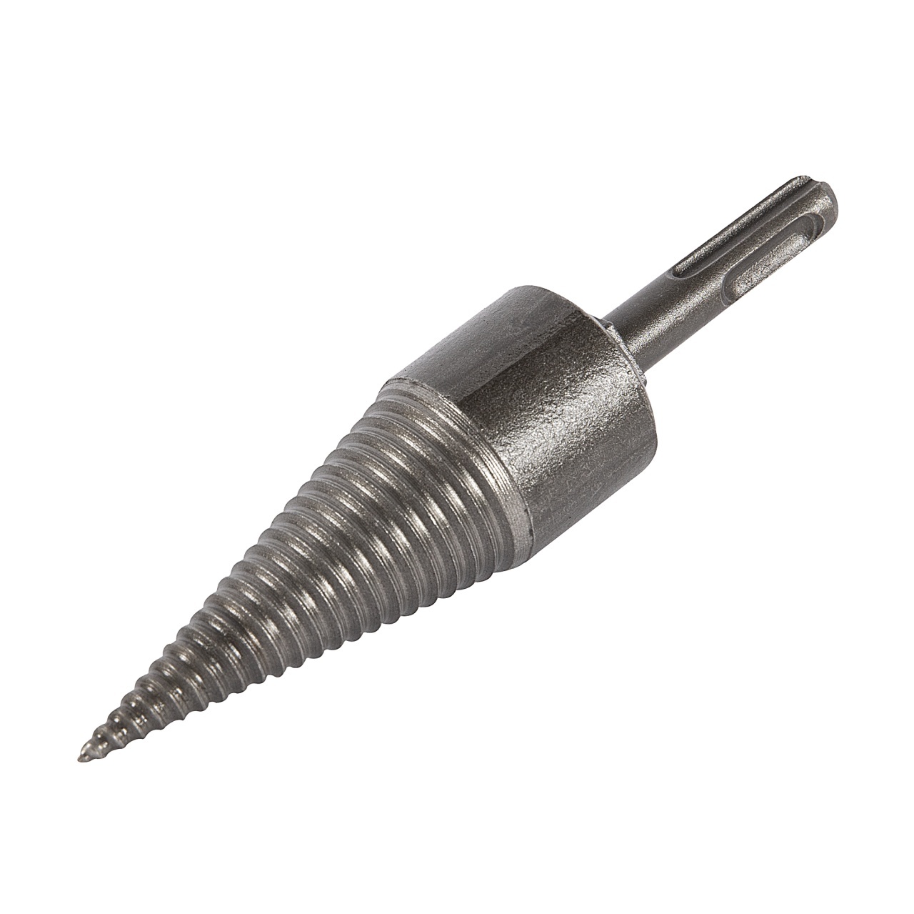 Despicator lemn 32 mm pentru bormasina cu impact – In lucru Despicator lemn 32 mm pentru bormasina cu impact - In lucru