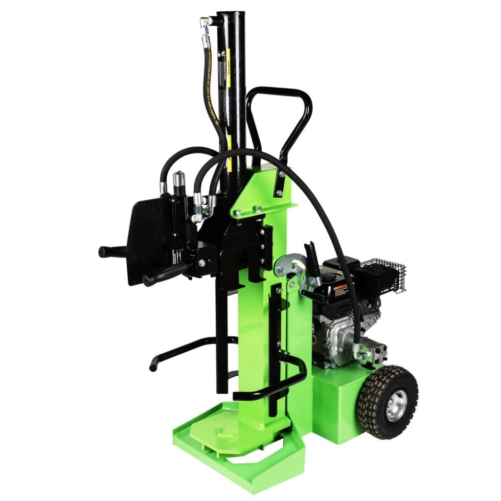 Despicator lemne Micul Fermier, putere 6.5 CP, sarcina despicare 12 tone, diametru maxim despicare 30cm, motor benzina 4 timpi, pozitie despicare vertical / orizontal/diagonala - Drujbe si Despicatoare busteni