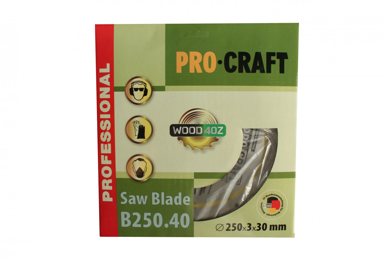 Disc diamantat pentru lemn Procraft B250.40 – In lucru Disc diamantat pentru lemn Procraft B250.40 - In lucru