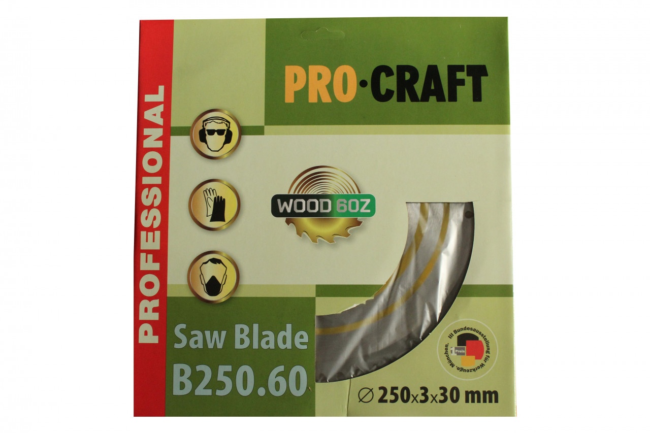 Disc diamantat pentru lemn Procraft B250.60 – In lucru Disc diamantat pentru lemn Procraft B250.60 - In lucru