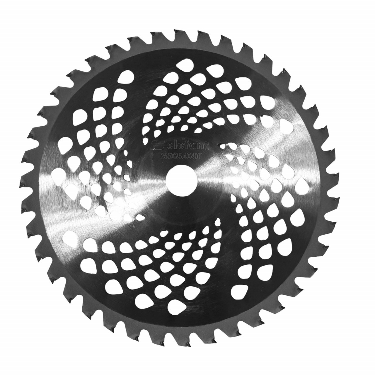 Disc taietor 40T motocoasa 255X25.4, Elefant – In lucru Disc taietor 40T motocoasa 255X25.4, Elefant - In lucru