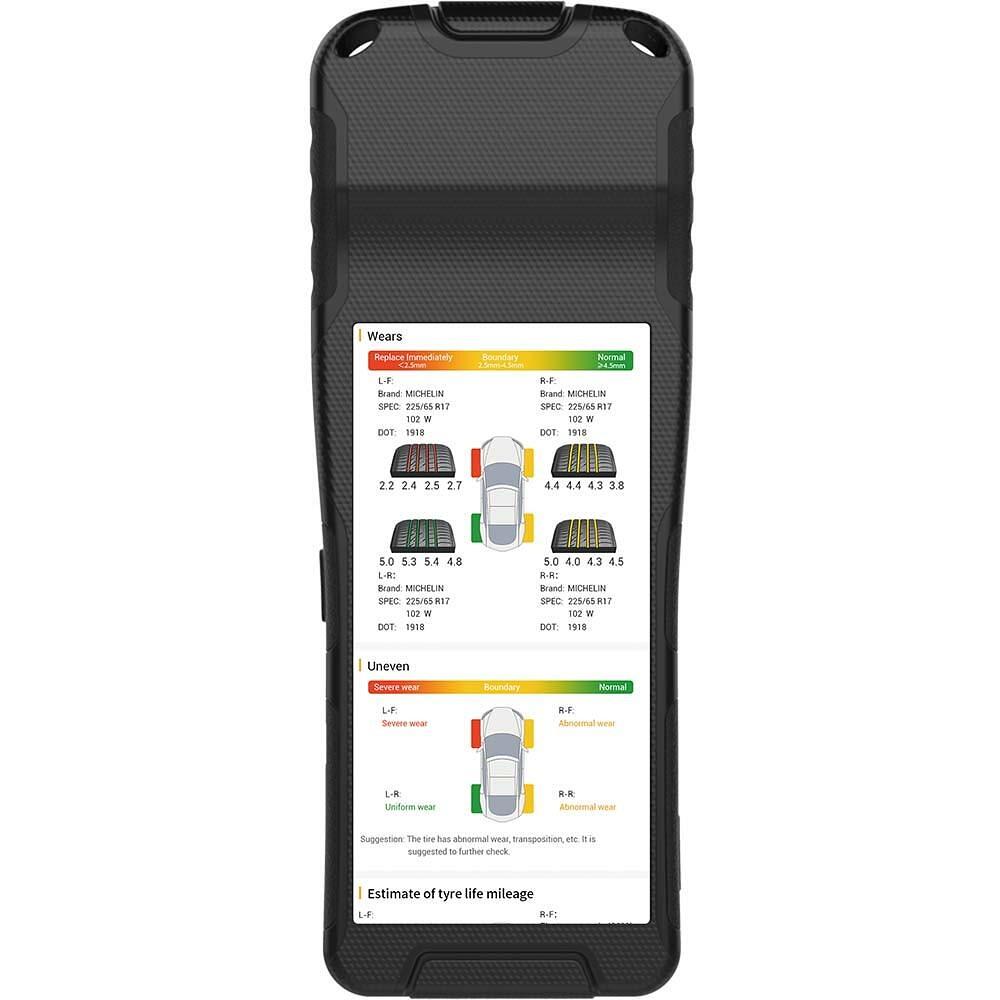 Dispozitiv digital de masurare a adancimii profilului anvelopelor, MARCO TOOLS – In lucru Dispozitiv digital de masurare a adancimii profilului anvelopelor, MARCO TOOLS - In lucru