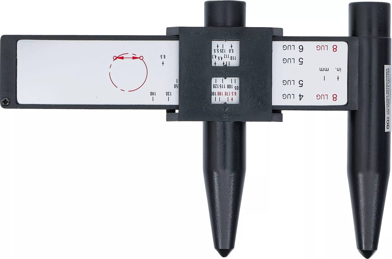 Dispozitiv pentru masurat distanta dintre gauri la jante, BGS 8367 – Scule service roti Dispozitiv pentru masurat distanta dintre gauri la jante, BGS 8367 - Scule service roti