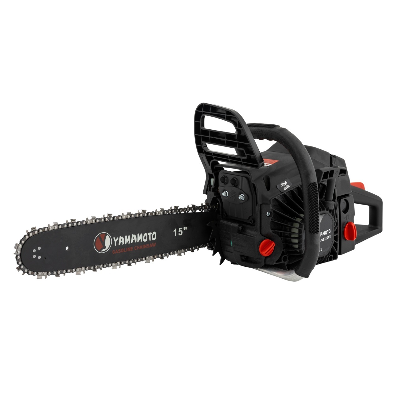 Drujbă pe benzină YAMAMOTO CS-4558 4.8 kW / 4 CP, 58 cm³, 3400 rot/min – In lucru Drujbă pe benzină YAMAMOTO CS-4558 4.8 kW / 4 CP, 58 cm³, 3400 rot/min - In lucru