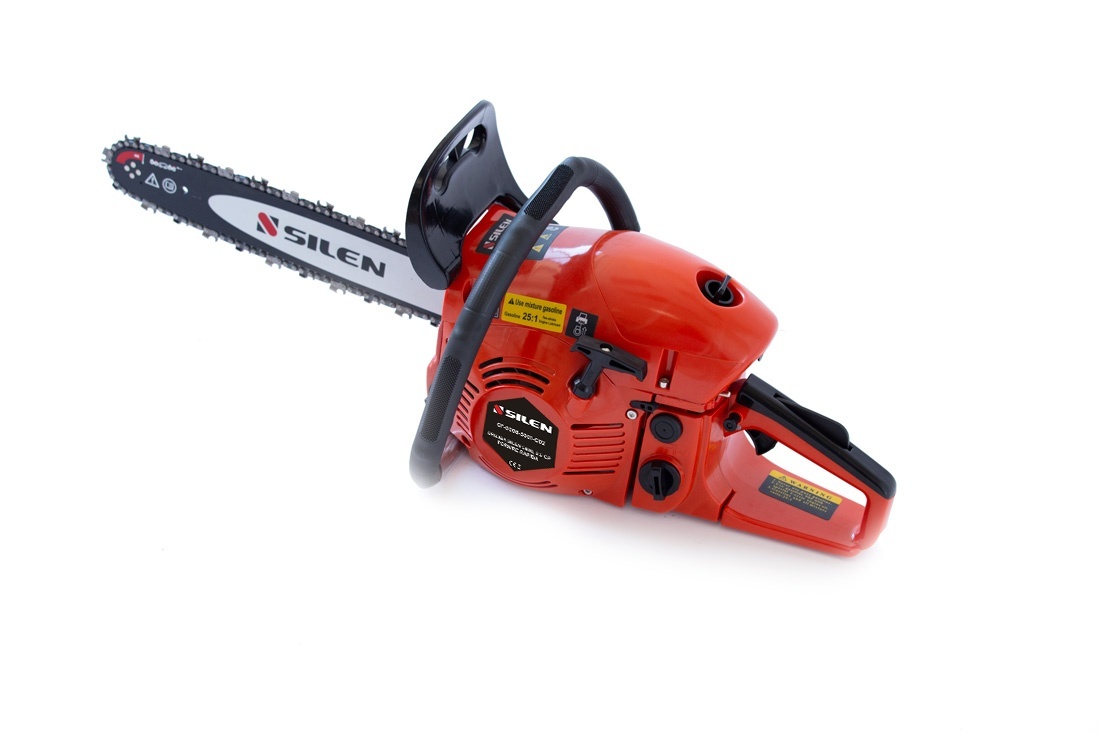 Drujba Silen 5800, capacitate cilindrica 58cc, 3.5 CP, 1 lant 16″ + 1 lama, pornire rapida – In lucru Drujba Silen 5800, capacitate cilindrica 58cc, 3.5 CP, 1 lant 16" + 1 lama, pornire rapida - In lucru