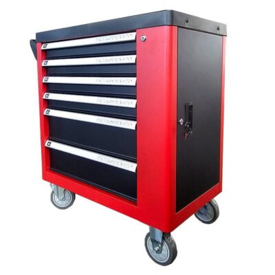Dulap mobil echipat cu scule, 6 sertare culisante si dulap de depozitare, 248 piese, Artman - SimpleTools