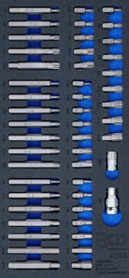 Echipare pentru dulap 1/3, Set 49 biti, BGS 4093