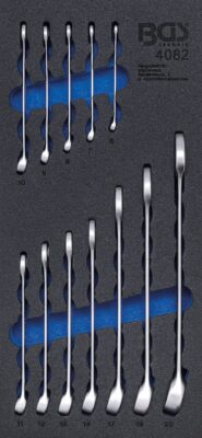 Echipare pentru dulap 1/3, Set chei combinate 45099 mm, 12 piese, BGS 4082