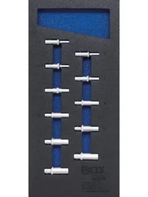 Echipare pentru dulap 1/3, tubulare adanci, 44930 '', 45029 mm, 11 piese, BGS 4059