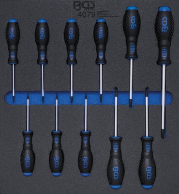 Echipare pentru dulap 44960 surubelnite torx, T6-T40, BGS 4079