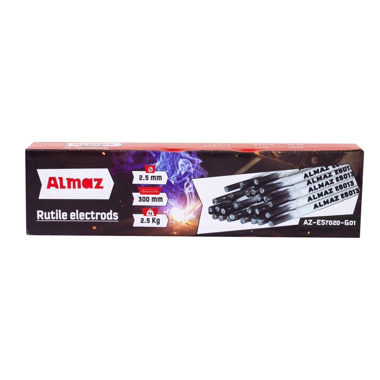 Electrozi Almaz 2.5Kg, 2.5x300mm, Rutilici – In lucru Electrozi Almaz 2.5Kg, 2.5x300mm, Rutilici - In lucru