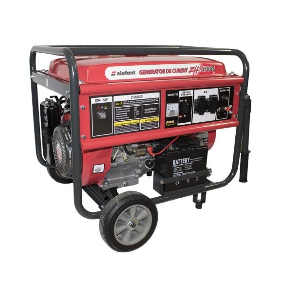 ELEFANT ZH6500E, generator pe benzina – In lucru ELEFANT ZH6500E, generator pe benzina - In lucru
