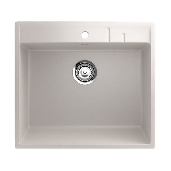ES-15-331 chiuveta compozit, alb-crem ECOSTONE – In lucru ES-15-331 chiuveta compozit, alb-crem ECOSTONE - In lucru
