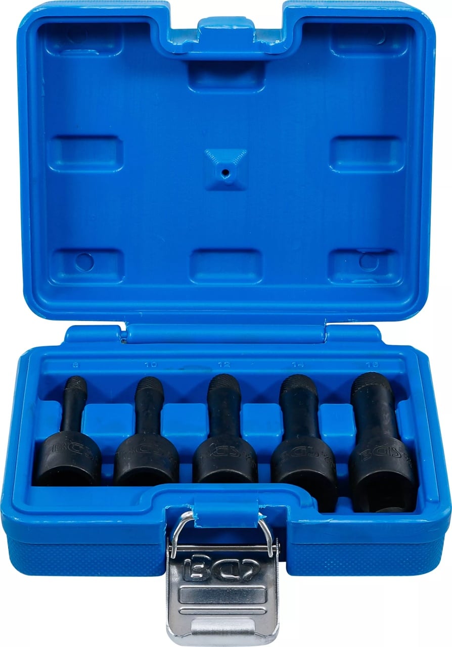 Extractoare de suruburi 8 – 16 mm, antrenare 1/2″, 5 piese, BGS 5261 – Recuperatoare/Extractoare si Prese Extractoare de suruburi 8 - 16 mm, antrenare 1/2", 5 piese, BGS 5261 - Recuperatoare/Extractoare si Prese