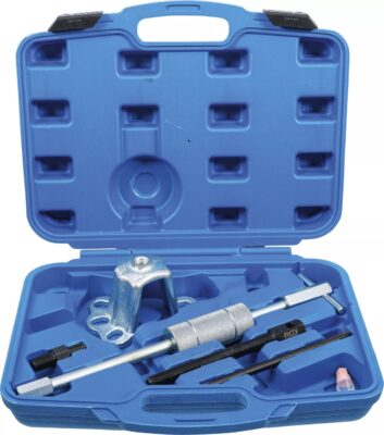 Extractor cu ciocan inerţial pentru butuc roata / tambur, 6 piese, BGS 7745