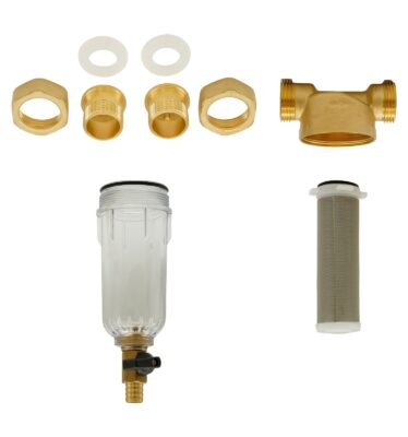F-PF-B01 Filtru apă cu purjare din alamă cu sită inox FLOW