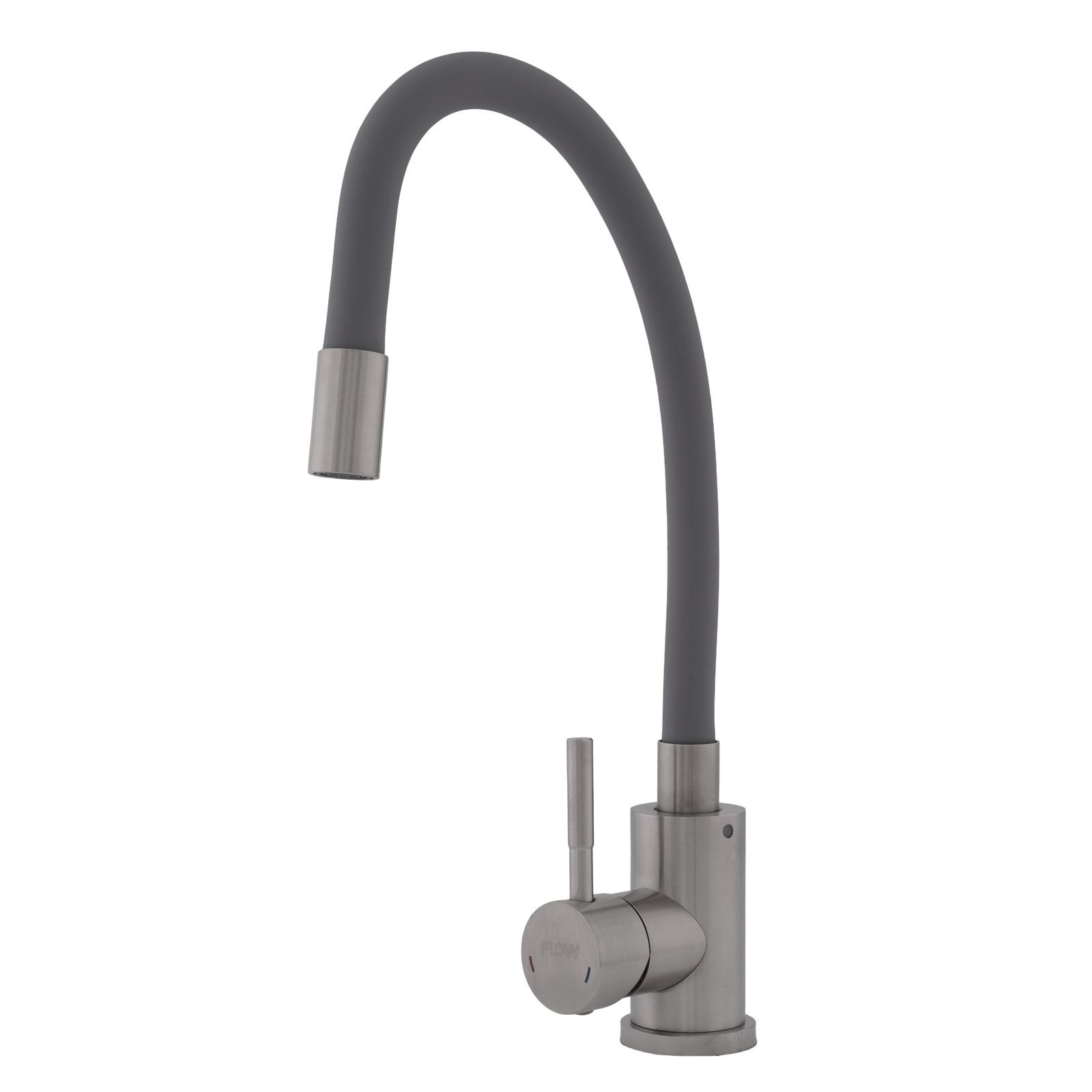 FB-011 Ref Grey – Baterie bucătărie SUS 304 cu pipă flexibilă gri VITAL FLOW – In lucru FB-011 Ref Grey – Baterie bucătărie SUS 304 cu pipă flexibilă gri VITAL FLOW - In lucru