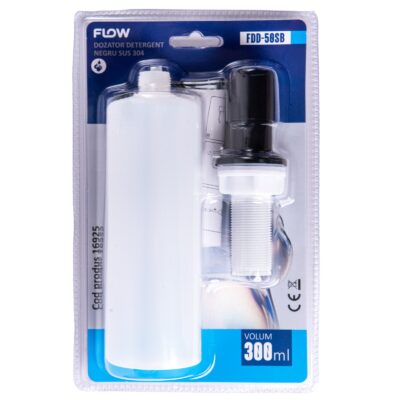 FDD-50SB Dozator detergent negru, FLOW