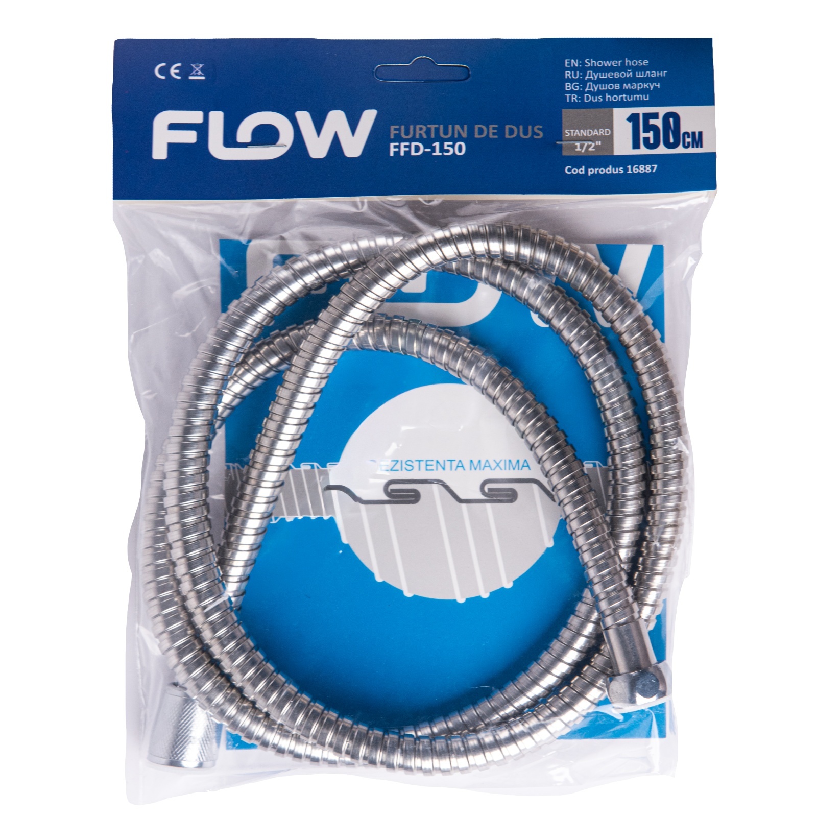 FFD-150 Furtun de duș 150 cm, FLOW – In lucru FFD-150 Furtun de duș 150 cm, FLOW - In lucru