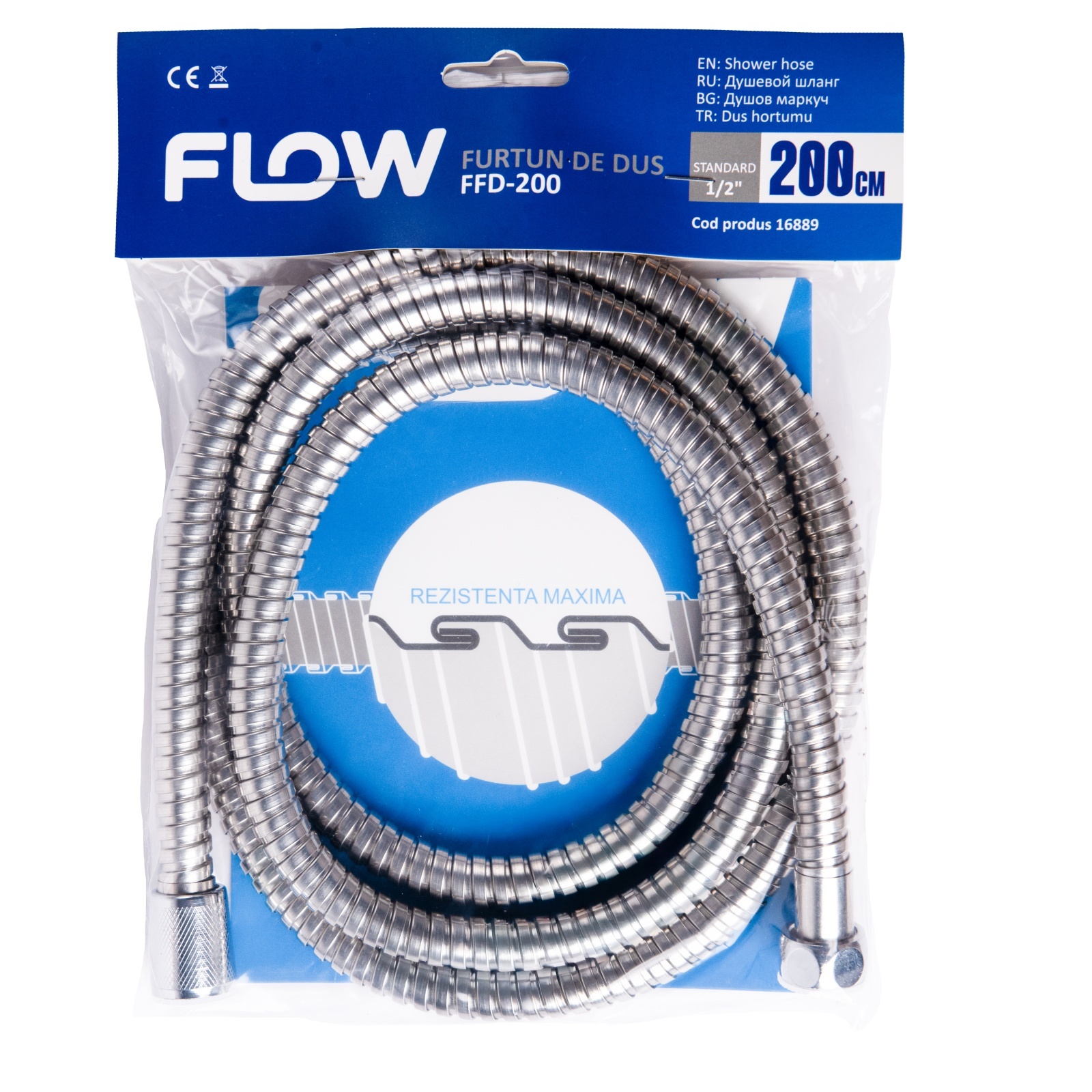 FFD-200 Furtun de duș 200 cm, FLOW – In lucru FFD-200 Furtun de duș 200 cm, FLOW - In lucru