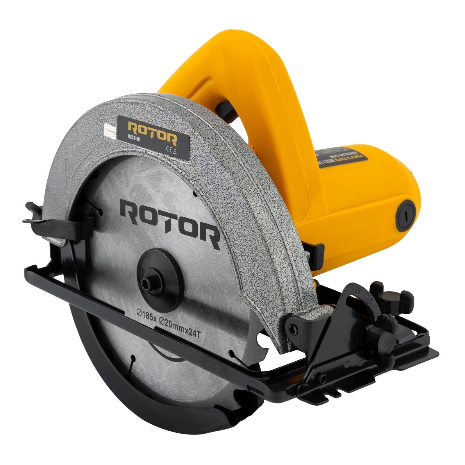 Fierastrau circular, 1100 W, 185 mm, ROTOR RCC1100 – In lucru Fierastrau circular, 1100 W, 185 mm, ROTOR RCC1100 - In lucru