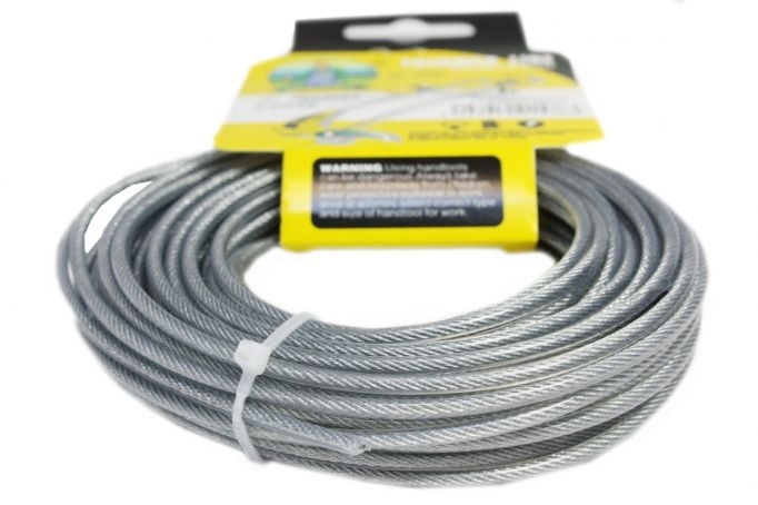Fir motocoasa(trimmer) Micul Fermier, 3.0mm*10m, insertie metalica – In lucru Fir motocoasa(trimmer) Micul Fermier, 3.0mm*10m, insertie metalica - In lucru