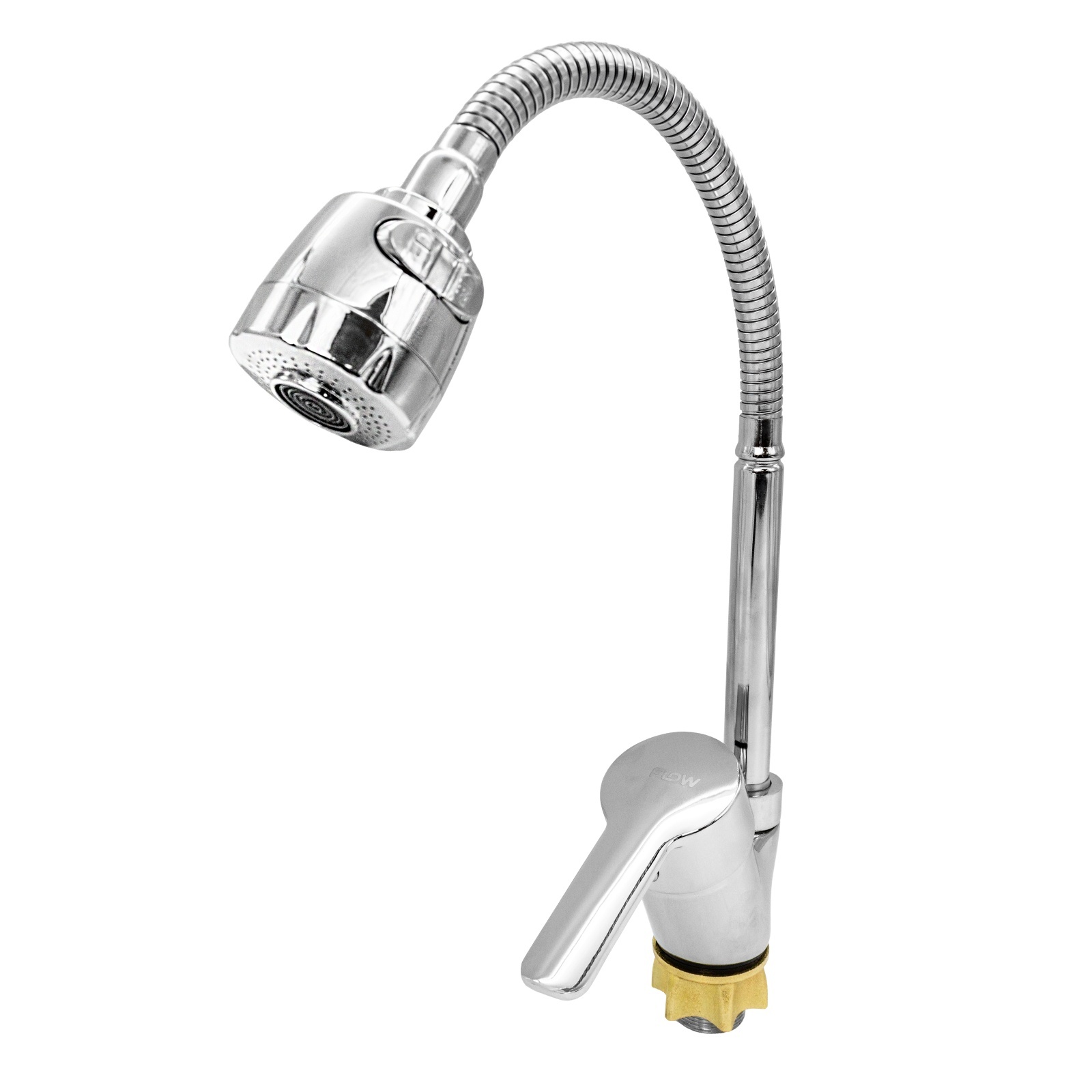 FL UF(17)-203ZC, Baterie bucatarie cu pipa flexibila 2 functii, zinc, crom, FLOW – In lucru FL UF(17)-203ZC, Baterie bucatarie cu pipa flexibila 2 functii, zinc, crom, FLOW - In lucru