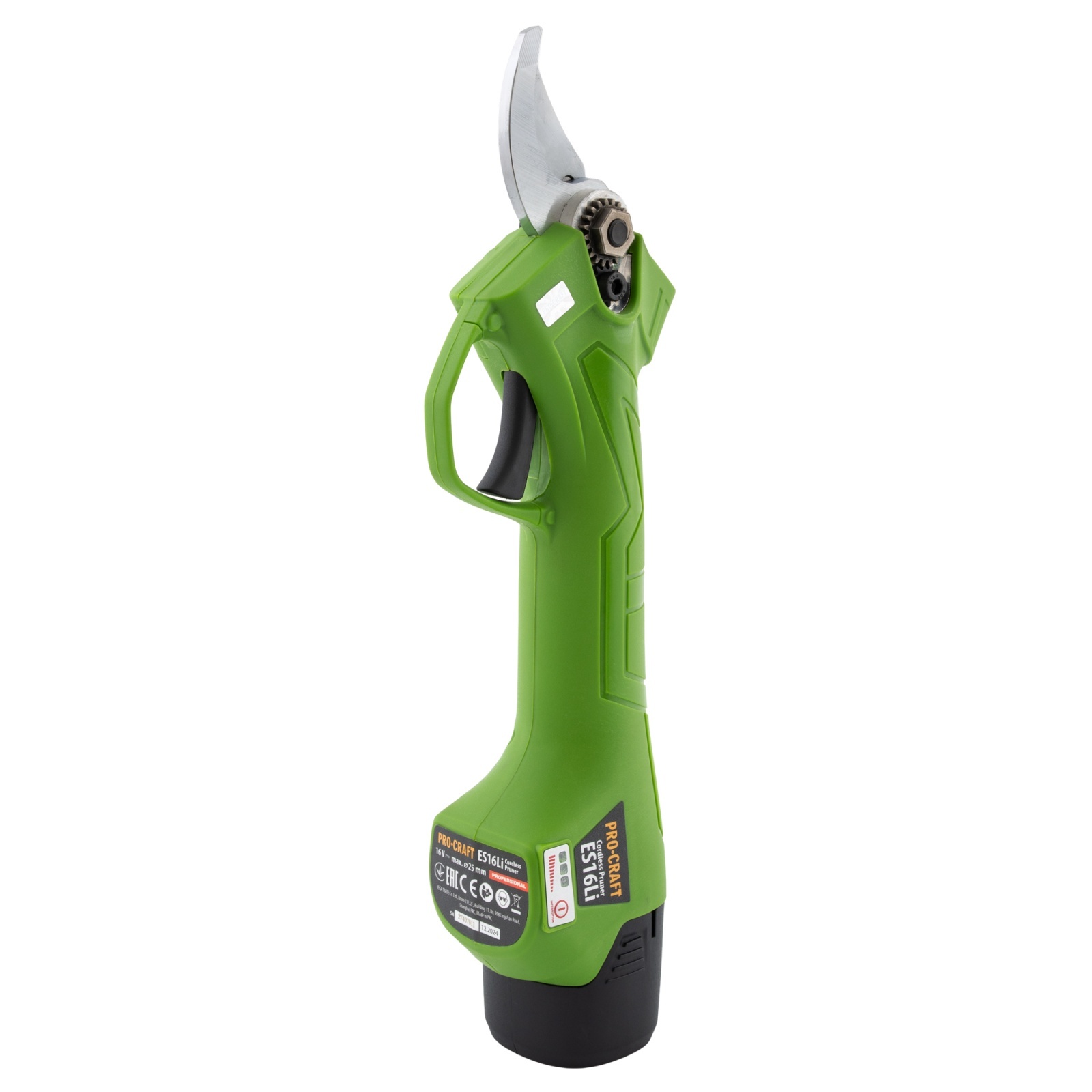 Foarfeca cu acumulator pentru crengi PROCRAFT ES16Li – In lucru Foarfeca cu acumulator pentru crengi PROCRAFT ES16Li - In lucru