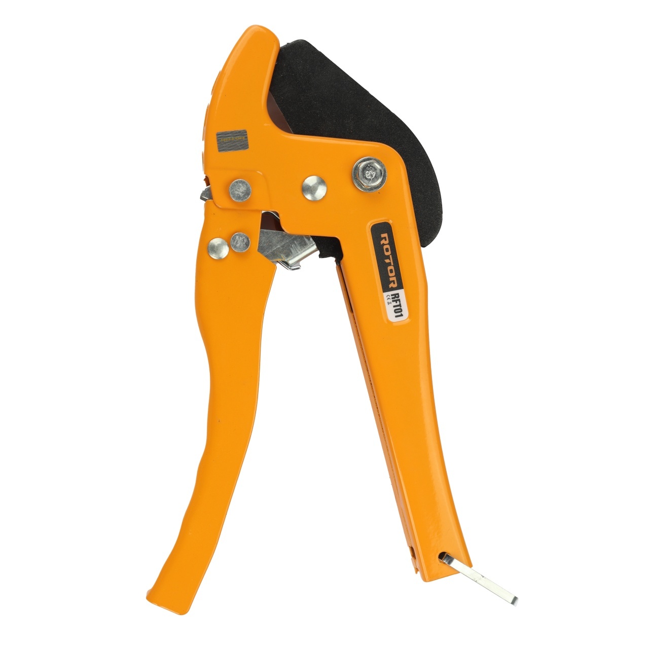 Foarfeca tevi ROTOR RFT01, Diametru maxim de taiere 42 mm – In lucru Foarfeca tevi ROTOR RFT01, Diametru maxim de taiere 42 mm - In lucru