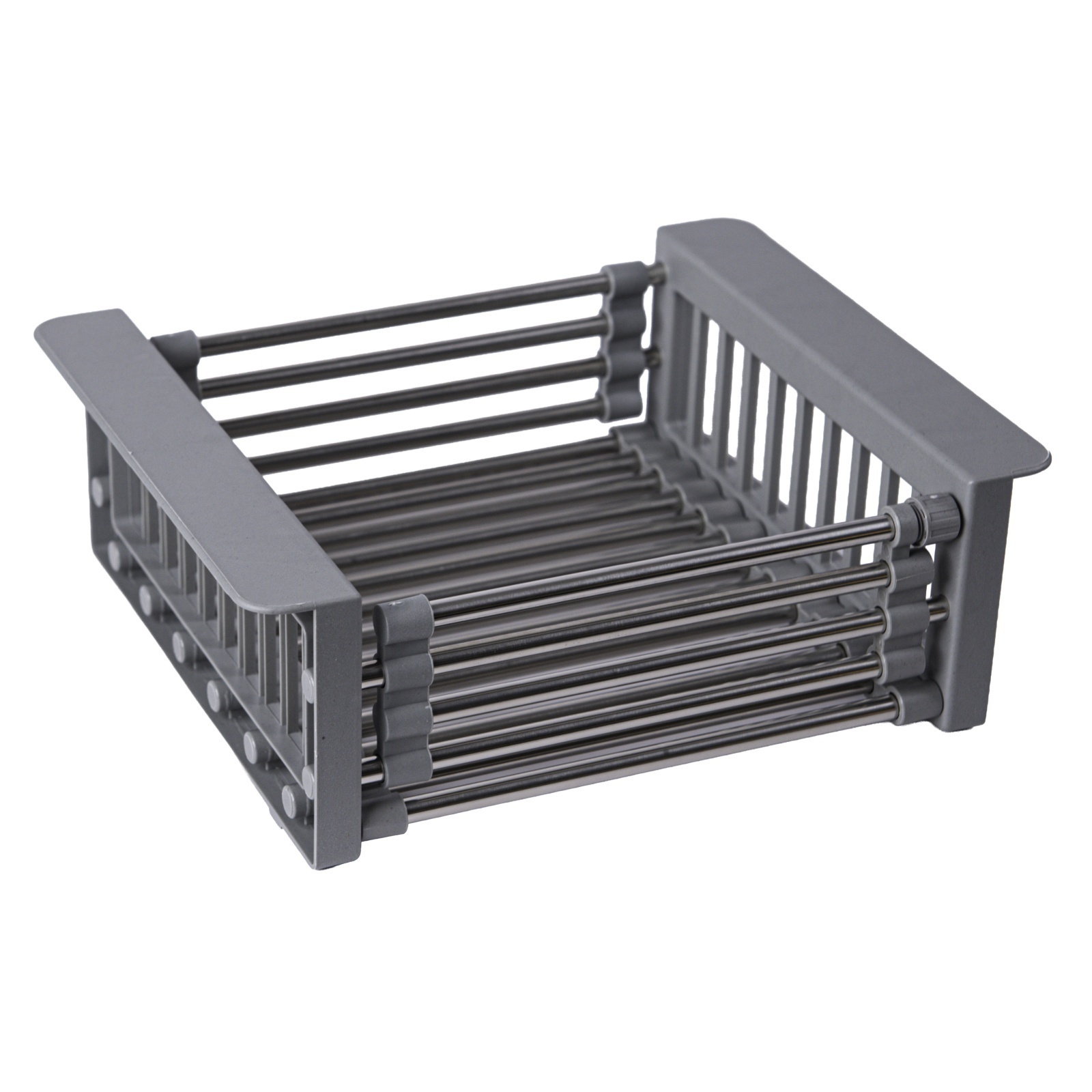 FSE-26G Scurgător extensibil gri 26–41.5 x 21.5 x 9 cm, FLOW – In lucru FSE-26G Scurgător extensibil gri 26–41.5 x 21.5 x 9 cm, FLOW - In lucru