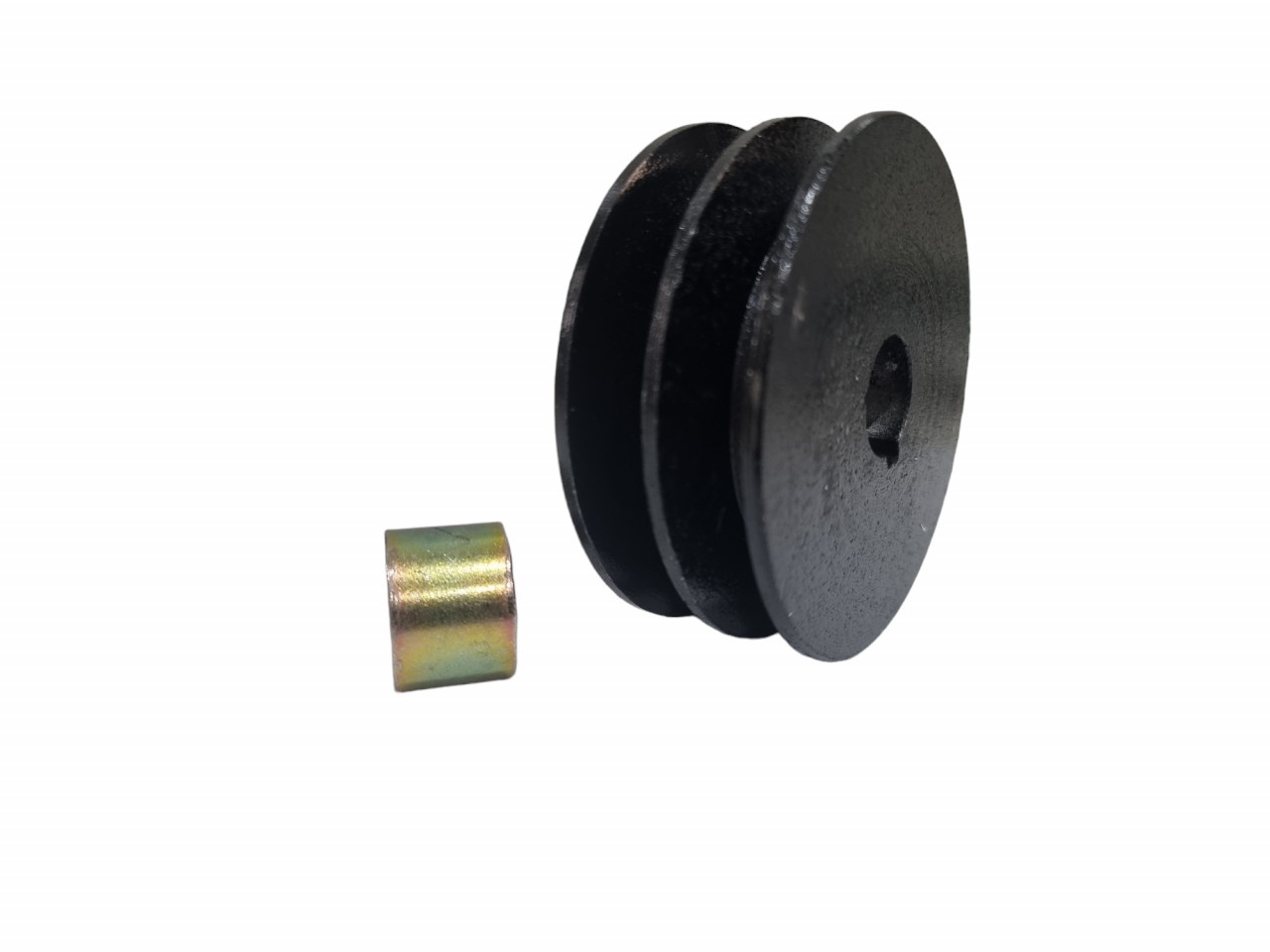 Fulie curea 20mm motocultor – In lucru Fulie curea 20mm motocultor - In lucru