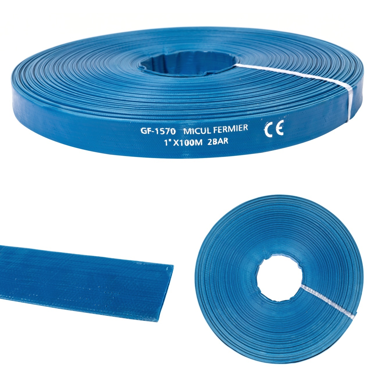 Furtun apa refulare Flat PVC 1” 100m – Unelte de irigat Furtun apa refulare Flat PVC 1'' 100m - Unelte de irigat