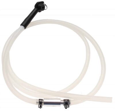 Furtun cu valva de sens pentru inlocuit lichid de frana, lungime furtun 120cm, BGS 8897