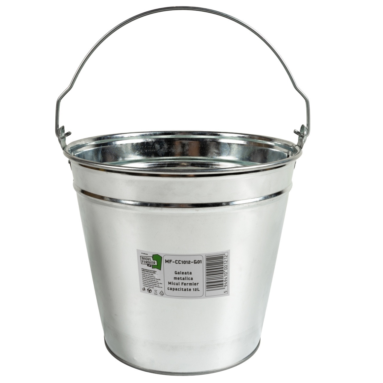 Galeata metalica Micul Fermier, 12L G01 – In lucru Galeata metalica Micul Fermier, 12L G01 - In lucru