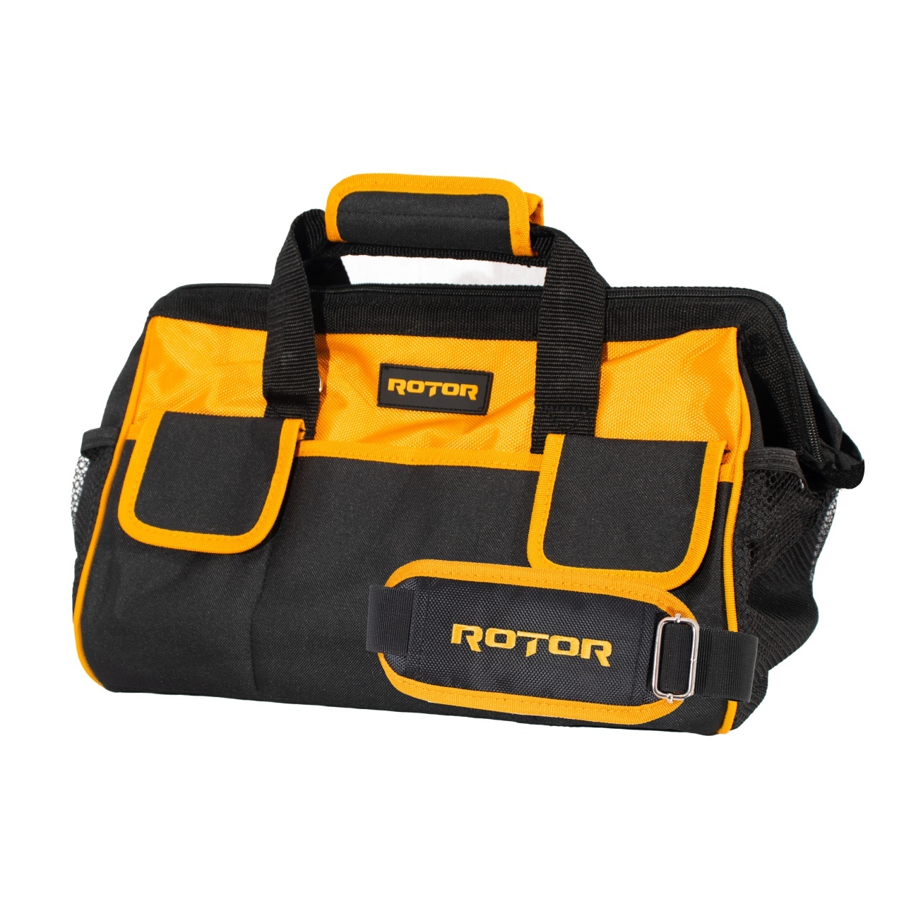 Geanta textila pentru scule 16″ ROTOR R-TB0216 , 21 buzunare – In lucru Geanta textila pentru scule 16" ROTOR R-TB0216 , 21 buzunare - In lucru
