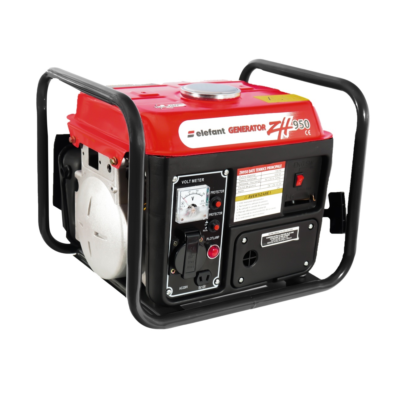 Generator pe benzina ZH950 ELEFANT, Voltmetru integrat, Ieşire curent maxim 700 W – Generatoare Electrice Generator pe benzina ZH950 ELEFANT, Voltmetru integrat, Ieşire curent maxim 700 W - Generatoare Electrice