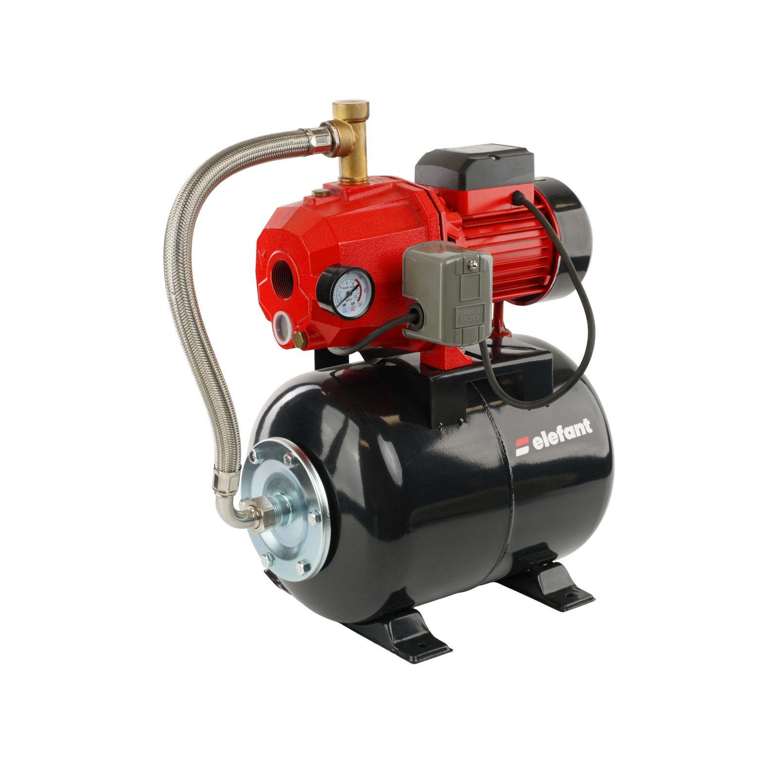 Hidrofor cu ejector Elefant AutoDP255, 1100W, rezervor 24L, debit 80 l/min, inaltime refulare 25 m – Hidrofoare Hidrofor cu ejector Elefant AutoDP255, 1100W, rezervor 24L, debit 80 l/min, inaltime refulare 25 m - Hidrofoare