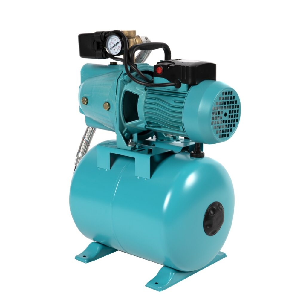 Hidrofor Detoolz 0.75 kW, debit 3300l/h, inaltime de pompare 45m, carcasa pompa fonta, volum butelie 24 litri - SimpleTools